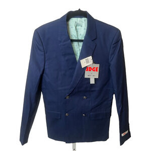 Edge by WD NY Marina Mens Sports Coat Blazer Suit Sz Medium Slim Fit